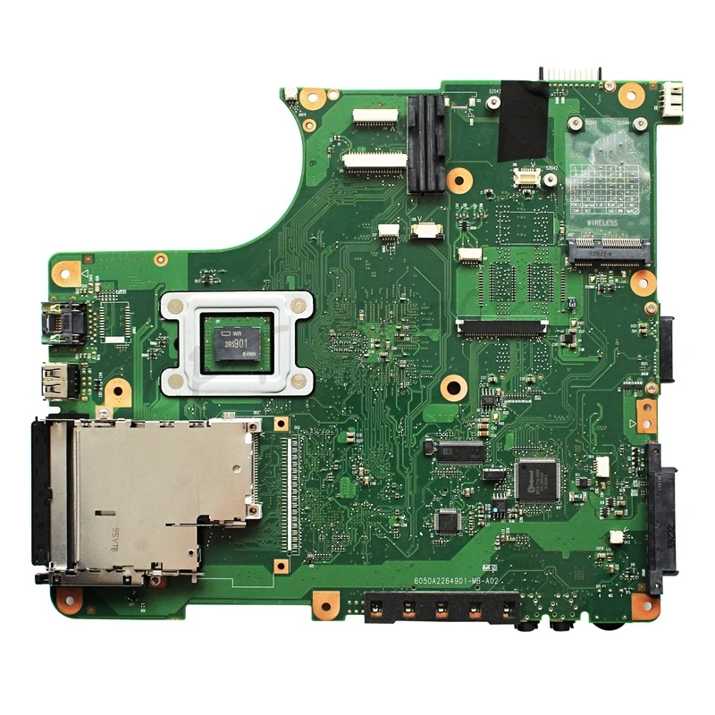 L300 материнская плата с бесплатным процессором GL40 для Toshiba L300 L305 L350 материнская плата для ноутбука 6050A2264901-MB-A02 V000138620 протестирована в целости и сохранности