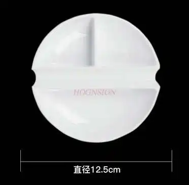 Овальная Палетка Сливовая трехстрочная Акварельная тарелка плоская картонная