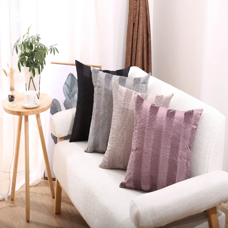 GYK139 однотонные Цвета льняная подушка из хлопка с эффектом чехол (без начинки)