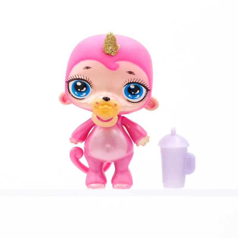 Monkey 6 видов стилей Poopsie Slime Единорог слюна слизи куклы игрушки хобби снятие стресса игрушки сжимаются для детей мягкие - Цвет: Monkey