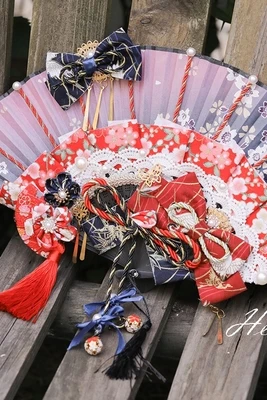 

Six-pointed star lolita flower marry love and death Japanese cherry blossom crane crane craftwork Nan Luming Chinese style hand-