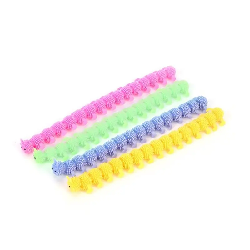 

1pc 16 Knots Caterpillar Relieves Stress Toy Physiotherapy Releases Stress Fidget Toys Personalized Gift Juguetes Toys For Kids