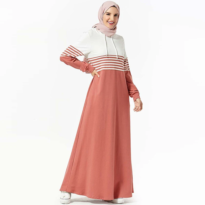 Мусульманское платье Ближний Восток арабский женский свитер с капюшоном