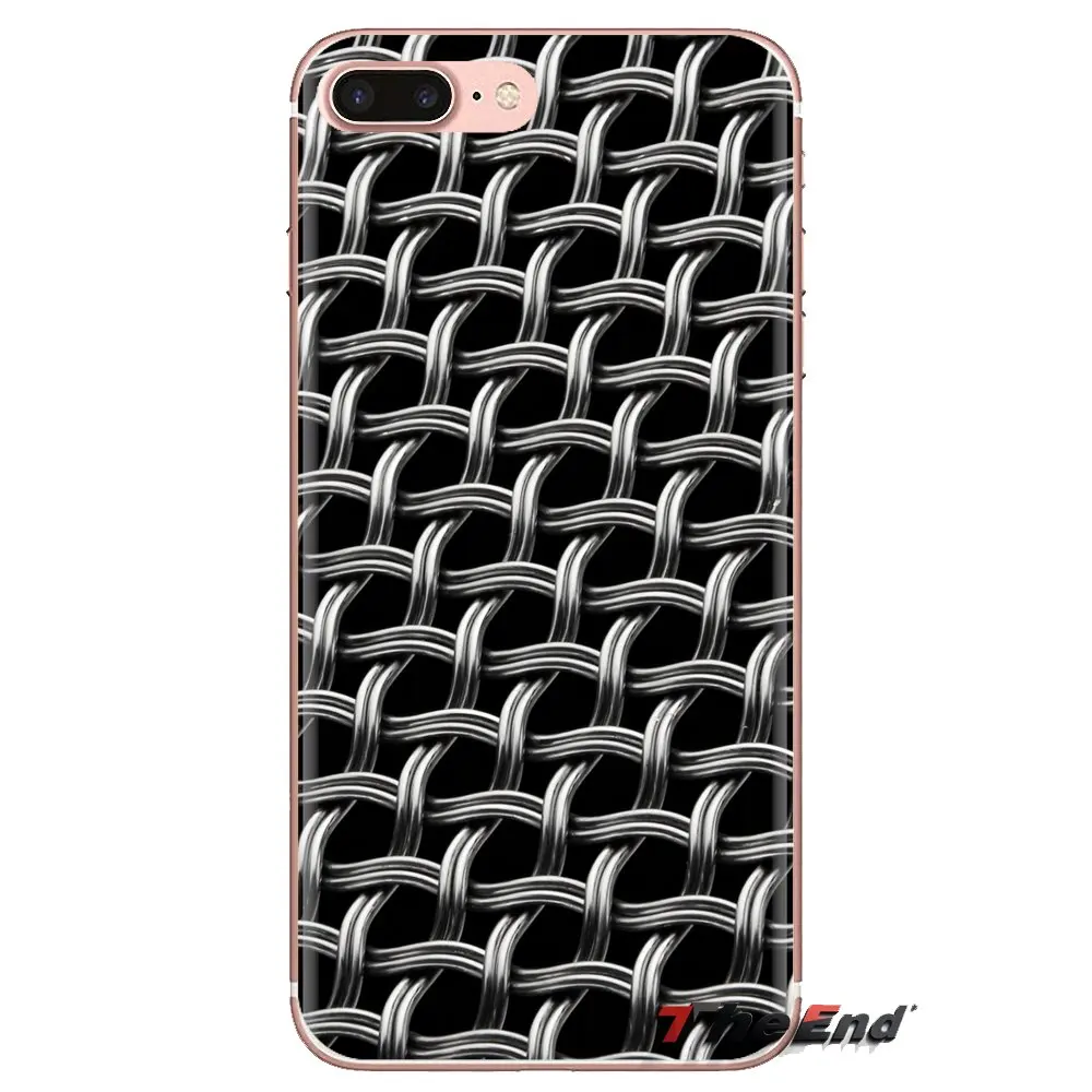 For Sony Xperia Z Z1 Z2 Z3 Z5 compact M2 M4 M5 E3 T3 XA Aqua LG G4 G5 G3 G2 Mini black white lattice Hexagon Silicone Phone Case |