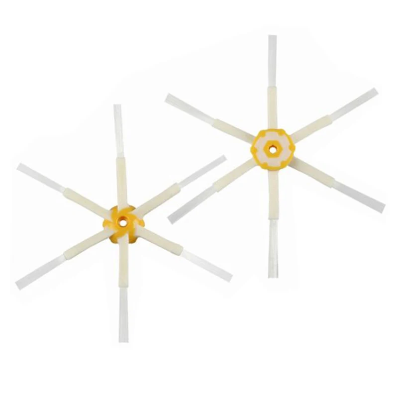 2pcs 6-Armed Side Brush for iRobot Roomba 500 600 700 Series 520 610 620 650 760 770 780 Robot Vacuum Cleaner Parts | Бытовая техника