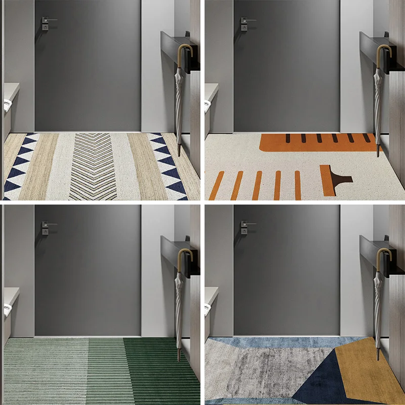diy door mat carpet nordic anti slip can be cut pvc door mat living room bathroom mat kitchen mat hallway entrance mats carpet free global shipping
