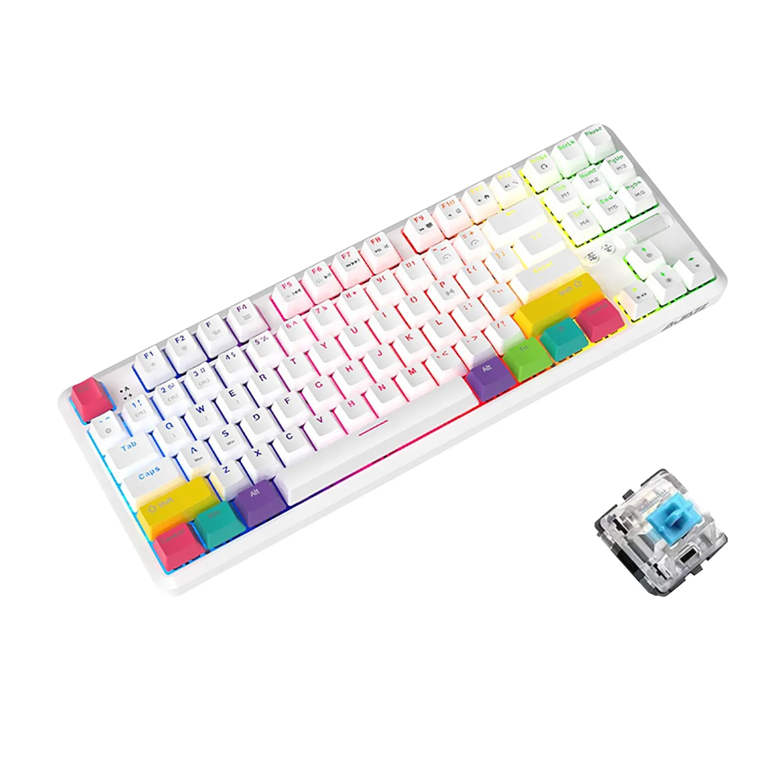 HIPERDEAL(HIPERDEAL)       K870T 87  RGB Wirele sbluetooth Dual Mode