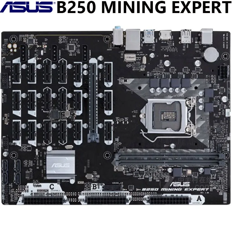 Asus B250 MINING EXPERT 100% Original Motherboard Desktop LGA1151 i7 i5 i3...