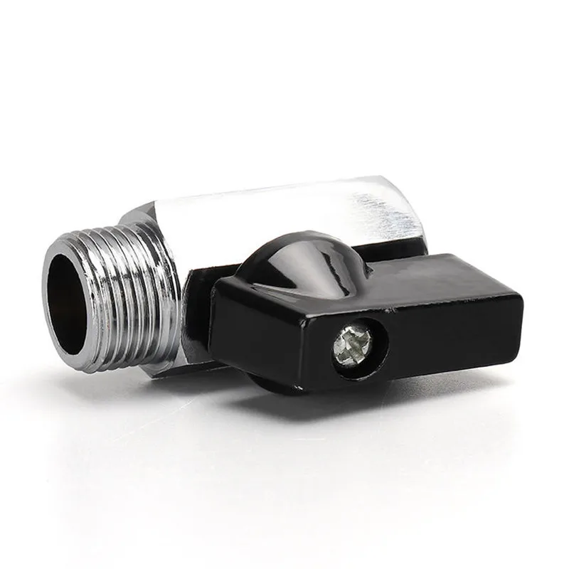 

1/8" 1/4" 3/8" 1/2" Threaded Mini Brass Ball Valve BSP Male To Female Air Compressor Valves Water Gas Oil Shut Off Valve