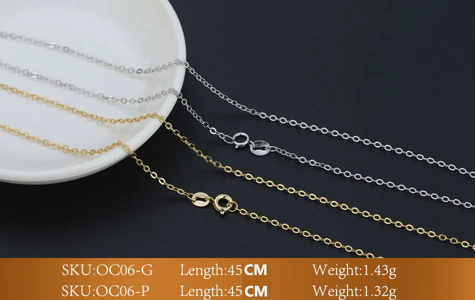 ORSA JEWELS, колье, цепочка для женщин и мужчин, цепочка с застежкой-лобстером, 9 типов, стильные цепочки, модные вечерние ювелирные изделия для мужчин, OC01-09