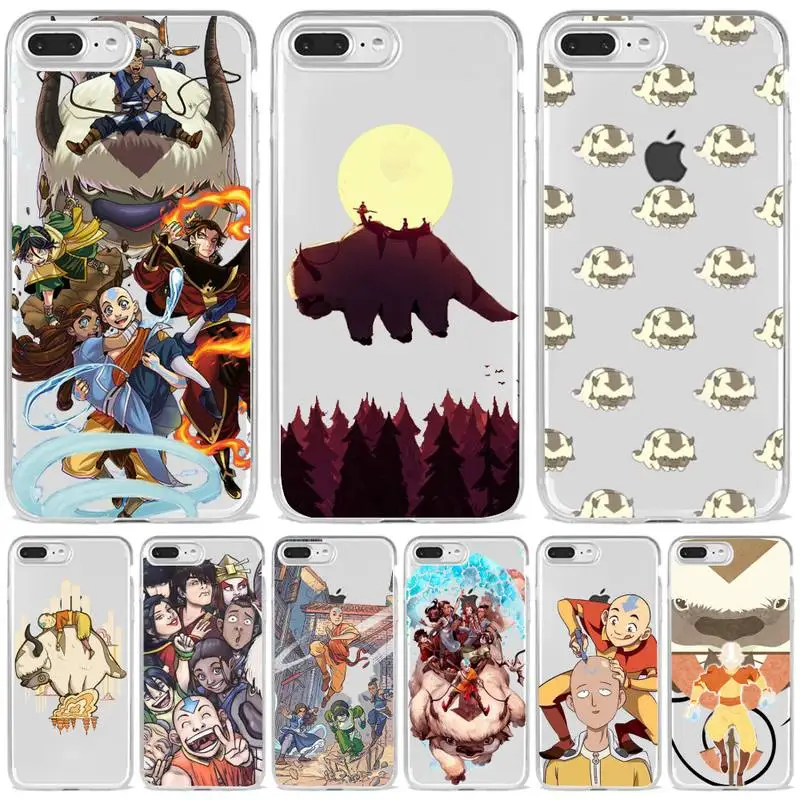 Чехол для телефона прозрачный мягкий аниме Аватар the last airbender iphone 5 s c se 6 6s 7 8 11 12 13