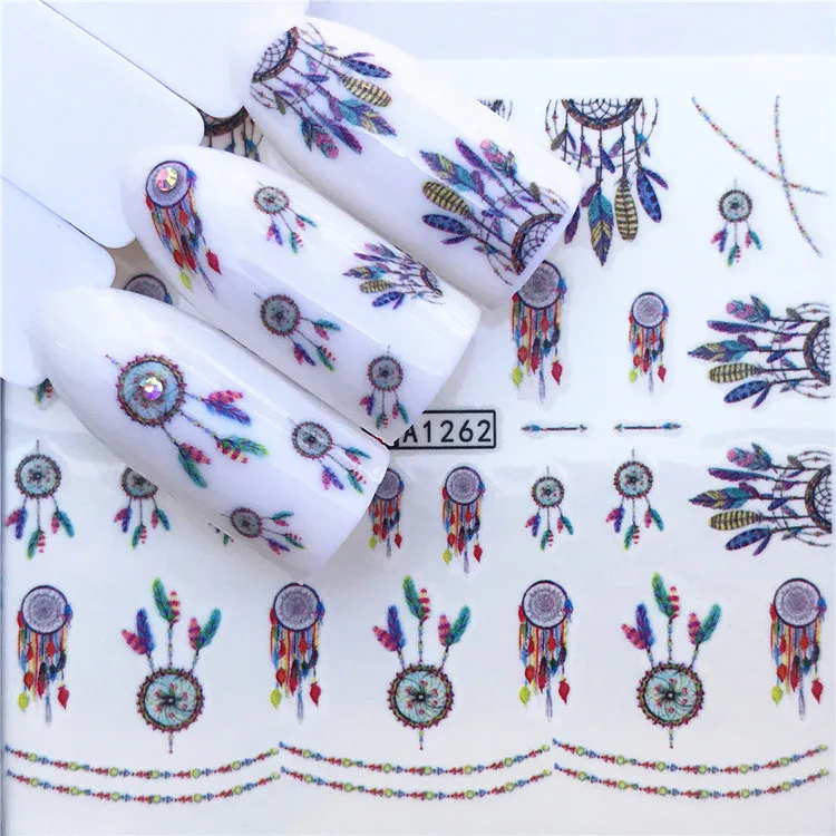 1 шт инструментов для ногтей Стикеры s животных воды океана этикеты кошка с