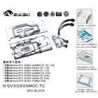 Водяной блок Bykski для GIGABYTE RTX 3080 GAMING OC 3X 10G  3090 EAGLE OC  TURBO GPU