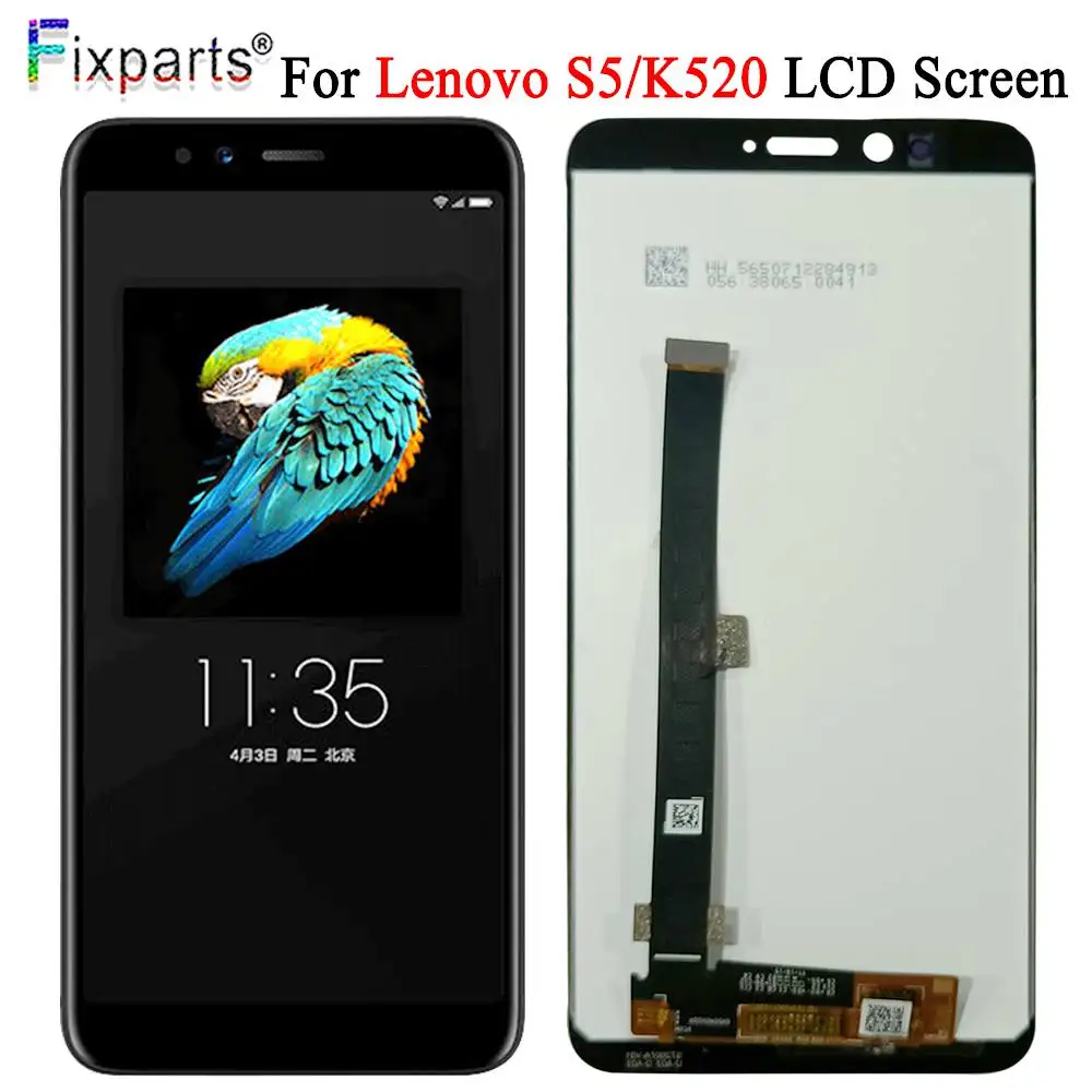 

5.7" LCD For Lenovo S5 LCD K520 Display Screen Touch Sensor Digitizer Assembly Replacement For Lenovo S5 Display