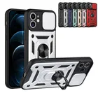 Для Samsung Galaxy S20 ULTRA S21 Plus S20 FE Роскошная Броня с магнитным кольцом-держателем чехол с подставкой для Galaxy A02S A11 A12 A51 A52