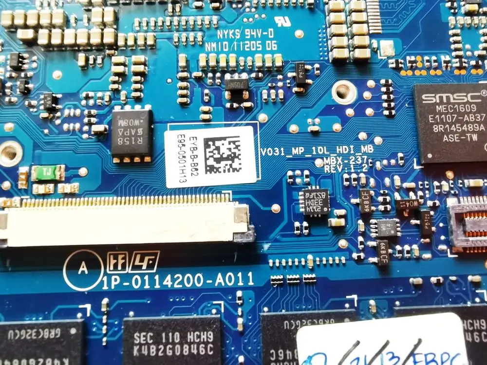 Original for SONY MBX-237 laptop motherboard I5-2410M 4GB HD6630M 1GB A1820729A V031 1P-0114200-A011 tested good | Компьютеры и офис