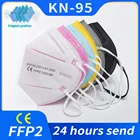 1-100 штук Маска для лица Уход за кожей лица ffp2mask ce Женщины Мужчины ffp2 маски fpp2 маски kn95 Сертифицированный ffp2mask пыли маска ffp 2