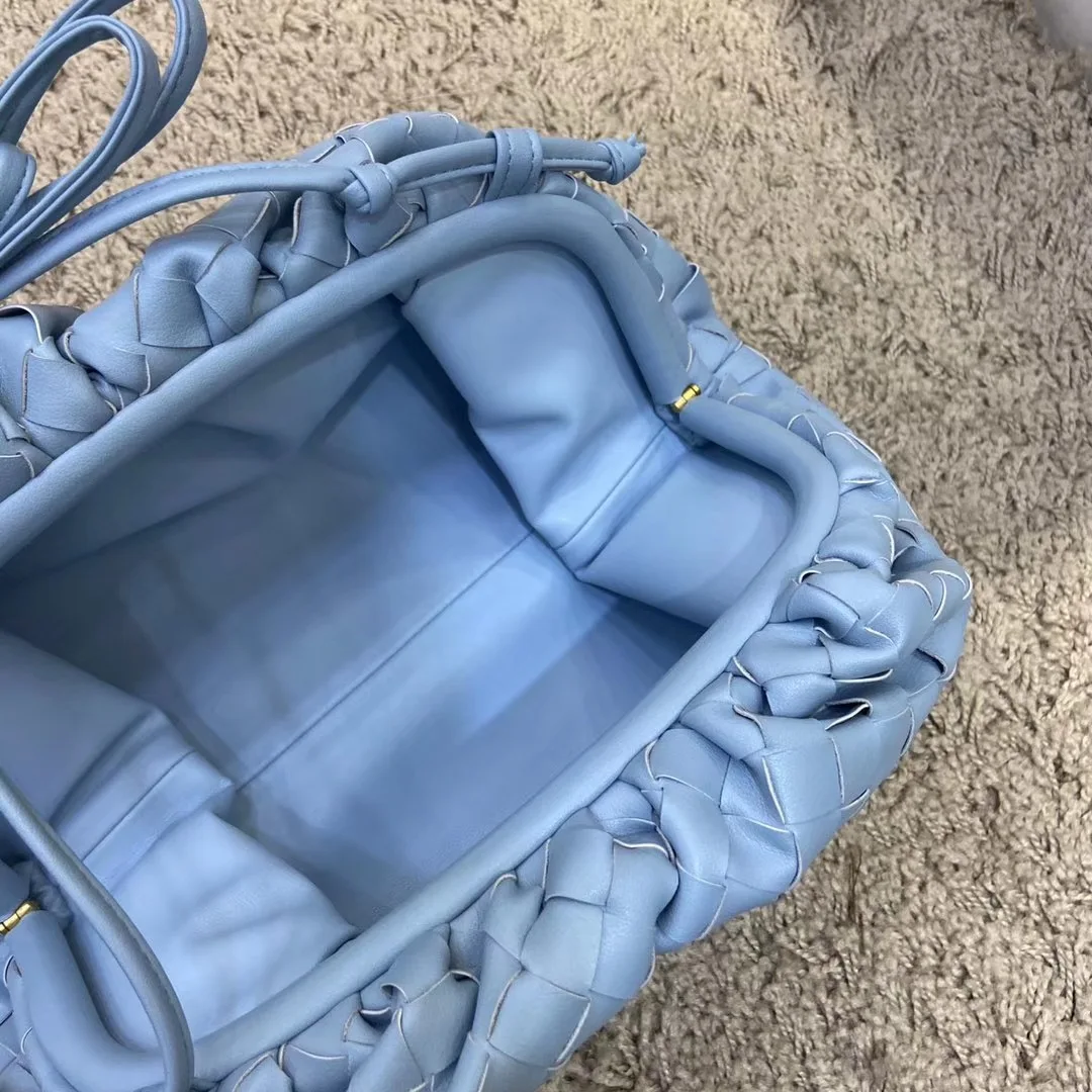 

Soft Genuine Leather Woven Hobo Cluth Bags for Women 2020 Women's Handbags and Purses Fashion Solid Ladies Crossbody Hand Bags