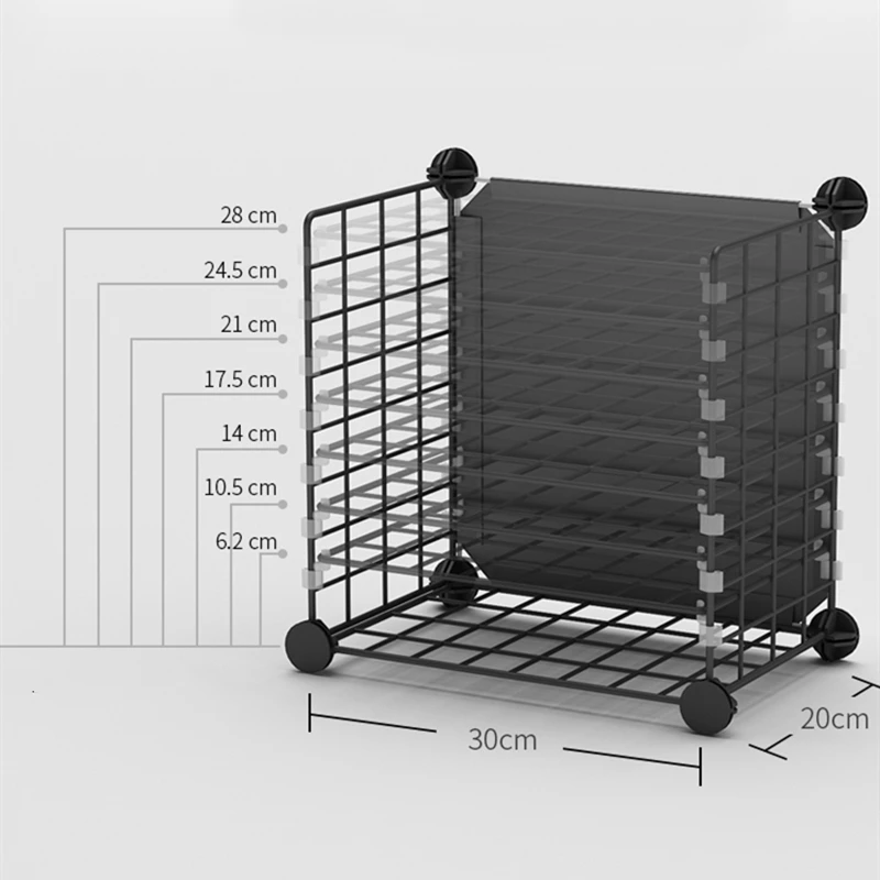 Настольный стеллаж для хранения офисный держатель файлов органайзер косметики и