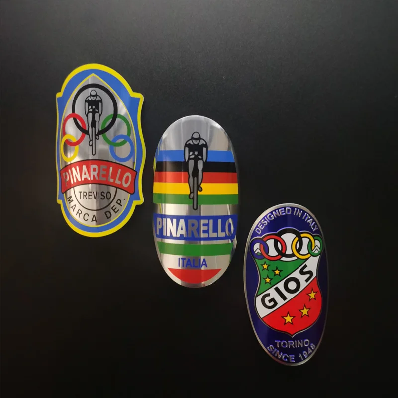 Значок на голову велосипеда Алюминиевые наклейки для горного BMX 2 шт.