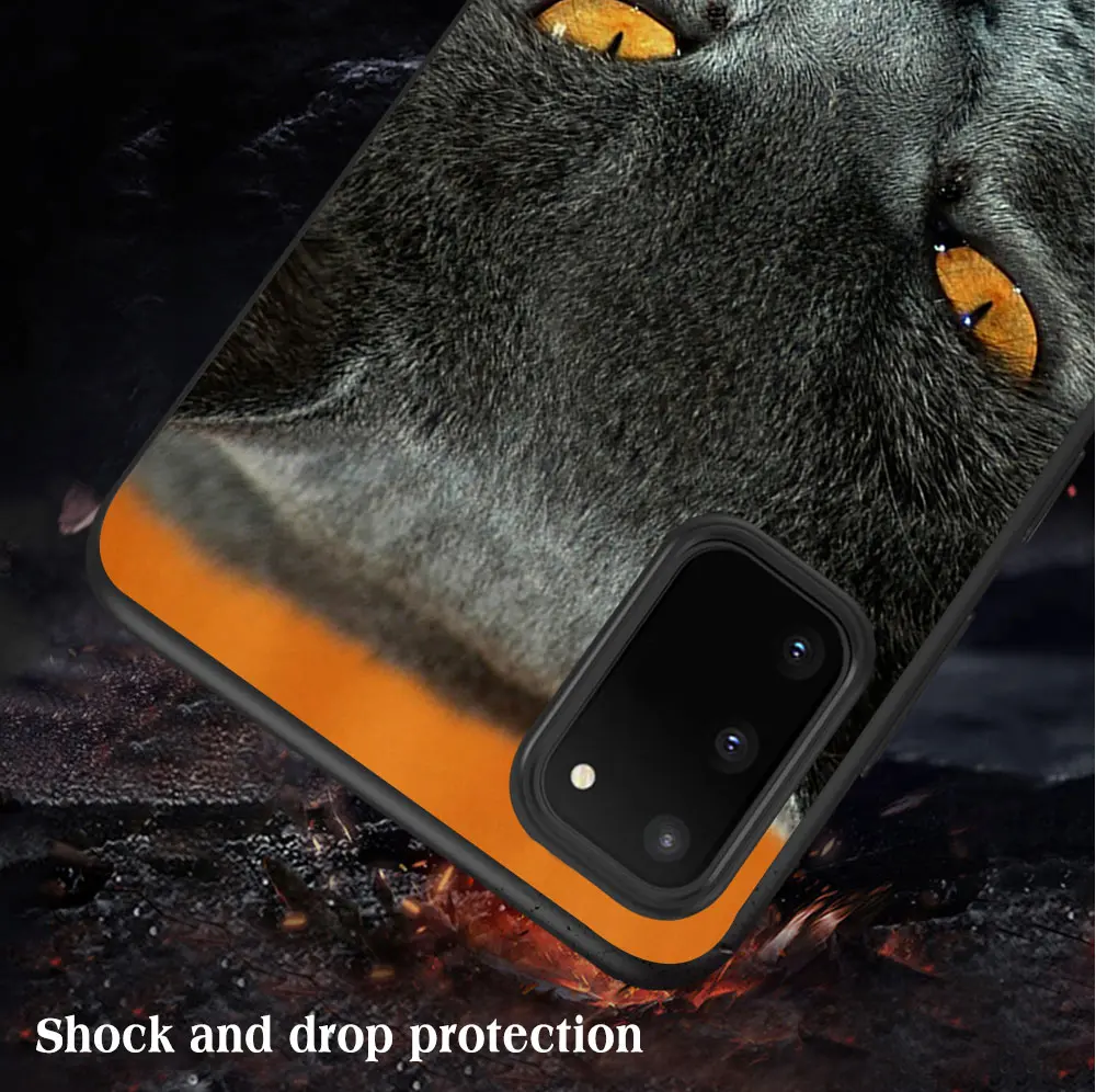 

Cute Animal Cat Phone Case for Samsung A51 A71 S21 S20 A50 A70 A40 A20 A20E S10 S9 S8 Ultra Puls Note 20 10 9 Plus Cover Fundas