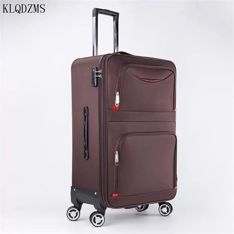 KLQDZMS 20 дюймов 22 дюйма 24 26 28 лидер продаж Оксфордский дорожный удобный чемодан на