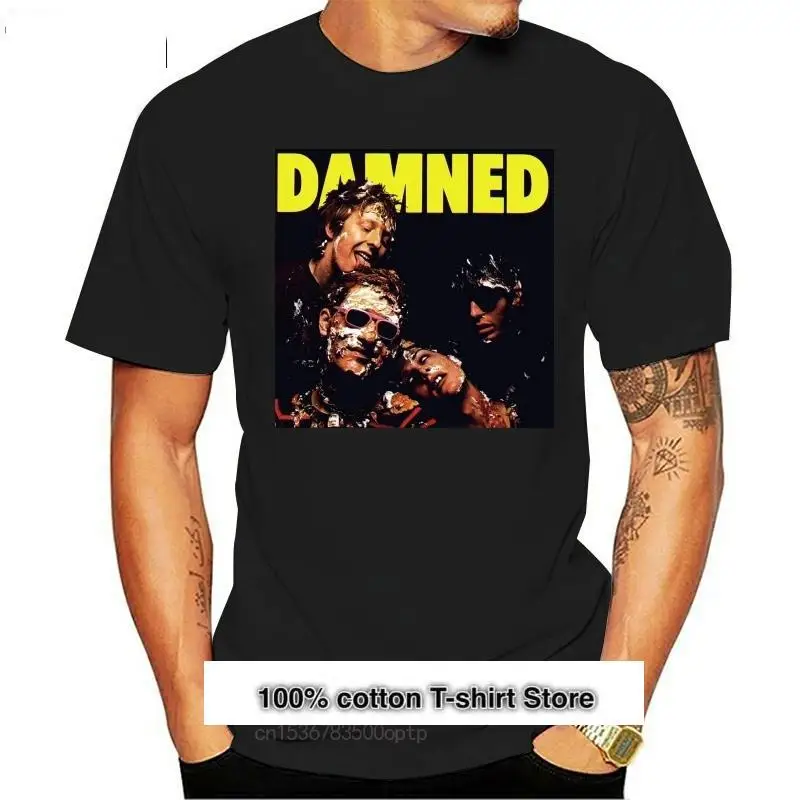 

Camiseta negra The damed Rock Band Legend para hombre, talla S, M, L, Xl, Xxl, Xxxl, Vintage