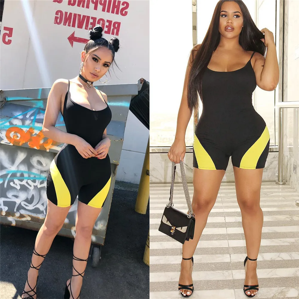 Женское сексуальное боди без рукавов облегающая Клубная одежда летняя тонкая