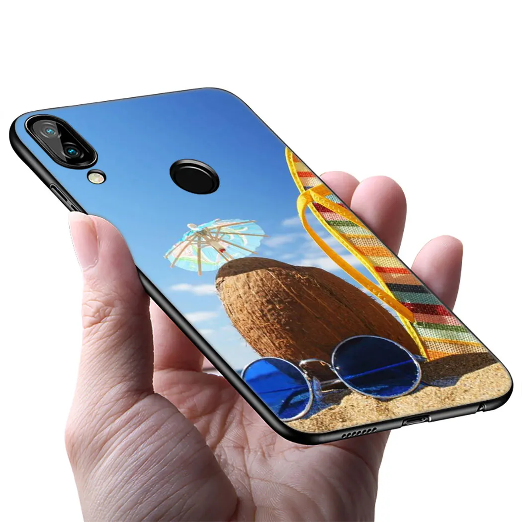 Летний Мягкий силиконовый чехол для huawei mate 30 Pro Lite Y9 Prime P9 P8 |