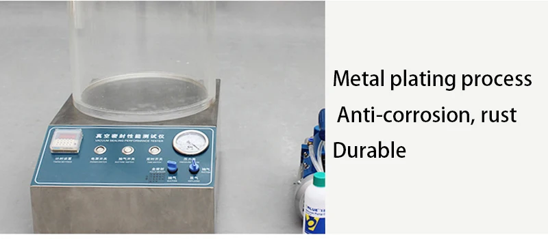

Vacuum Sealing Performance Tester Negative Pressure Detection for Air tightness leakage of Medicine and Food packaging bags