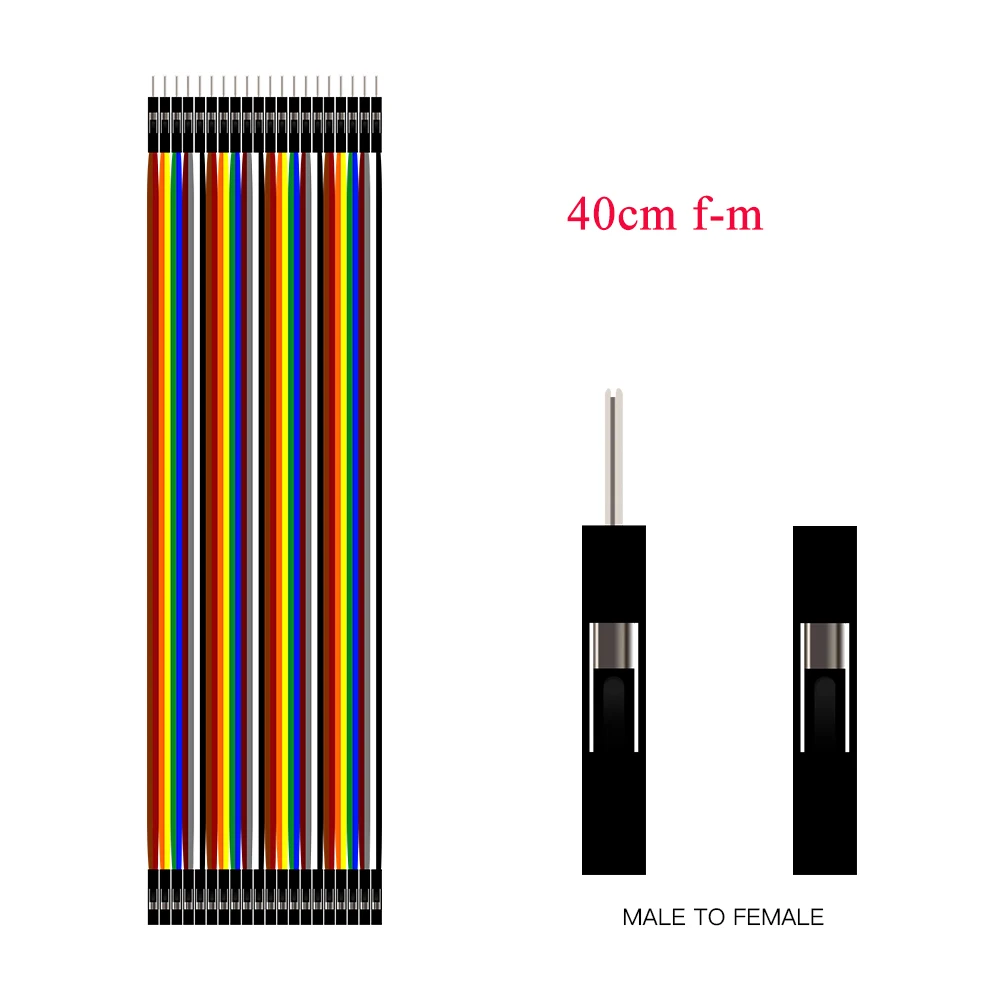 Dupont Line 10 см/20 см/30 см/40 см мужской/женский-мужской или женский-Женский Соединительный провод Dupont кабель для arduino DIY KIT