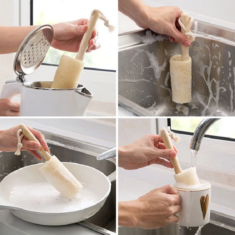 

Towel Gourd Bath Brush, Bath Back Cleaning Brush, Simple Decontamination And Descaling Towel Gourd Bath Brush, Household Cleanin