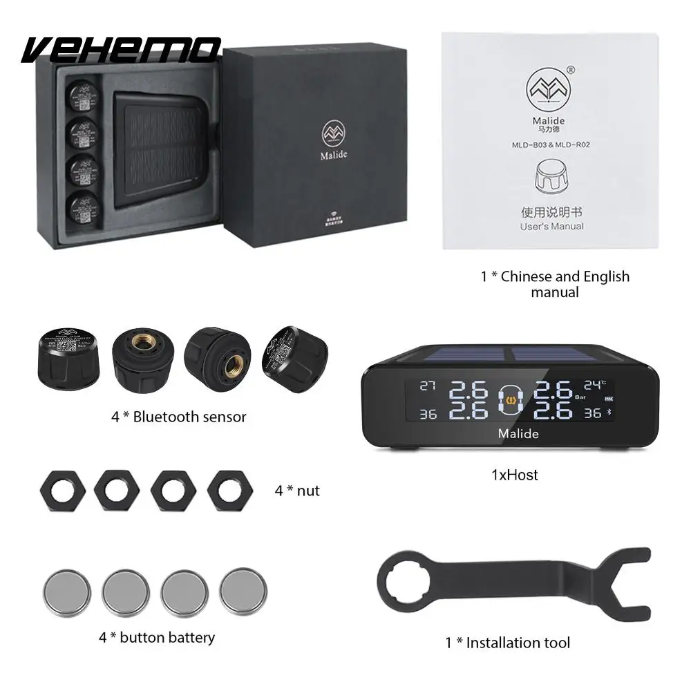 

High Quality Tire Pressure Monitoring System Tire Pressure Alarm Mobile APP New Tire Pressure Monitoring for 6.4Bar