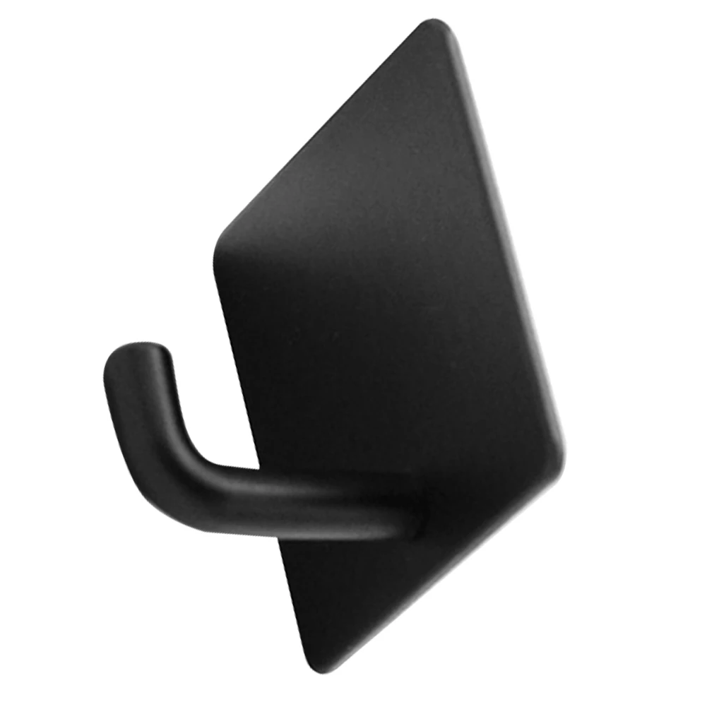 

Kitchen Wall Door Holder Stainless Steel Hanger Strong Adhesive J-shaped Hook Creative Bathroom Nail-free Seamless Rack