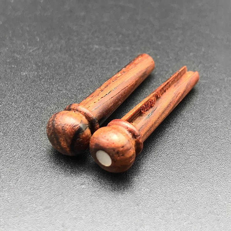 30 шт. мостовые булавки для акустической гитары из чистого дерева Cocobolo с жемчужным