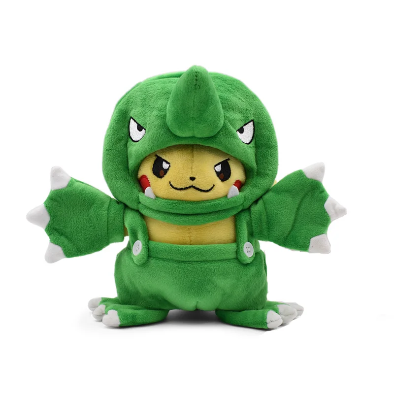 Горячие игрушки 20-24 см 7,9-9,4 ''Пикачу Косплей тиранитар Hydreigon Charizard Snorlax Ampharos Garchomp Мягкие плюшевые игрушки плюш - Цвет: 20cm Monster