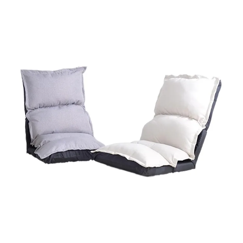 

Modern Japanese Style Lazy Floor Chair Folding Gaming Sofa Chair Lounger Adjustable 5-Position Sleeper Bed Couch Recliner Adults