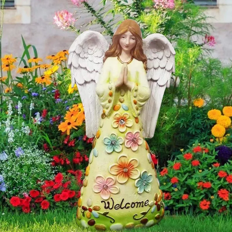 

Hot Household items Antique Angel Statue Decoration Sun Energy home furnishing products, suitable for a variety of scenarios