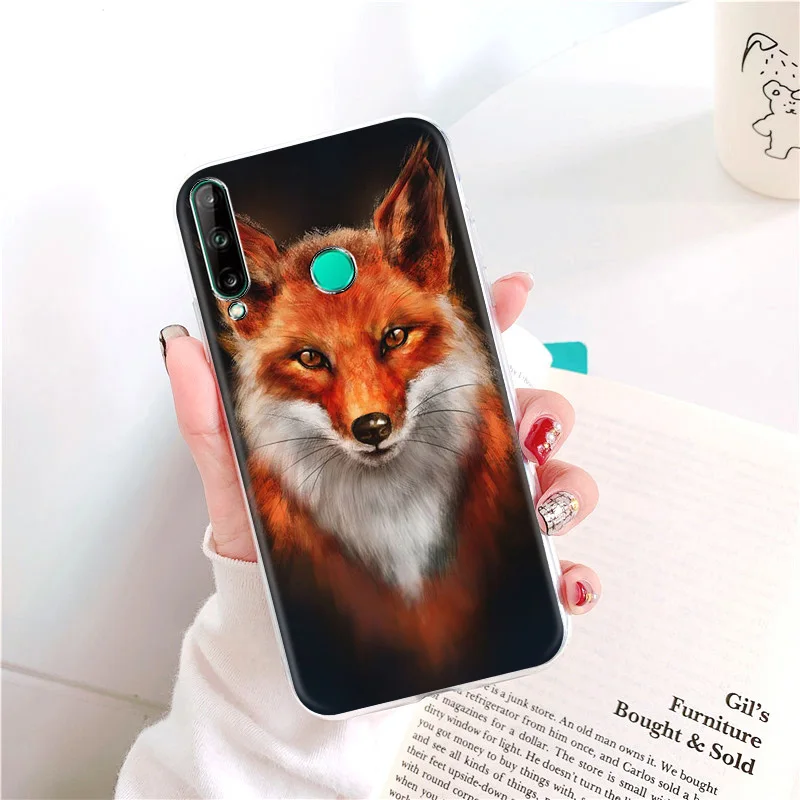 

Cute Case For Huawei Y7P Case Cover Bumper For Huawei Y7P 6.39" TPU Phone Bag Huawei Y7 P Y 7 P Soft Animal Flower Painted Case