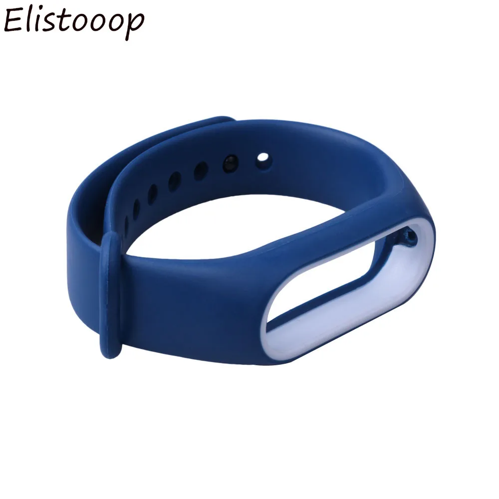 Двухцветные аксессуары для Mi band 2 ремешок XiaoMi оригинальный MI смарт браслет