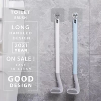 long handled toilet brush silicone no dead ends to wash toilet brush hanging type hanging type soft cleaning brush bathroom