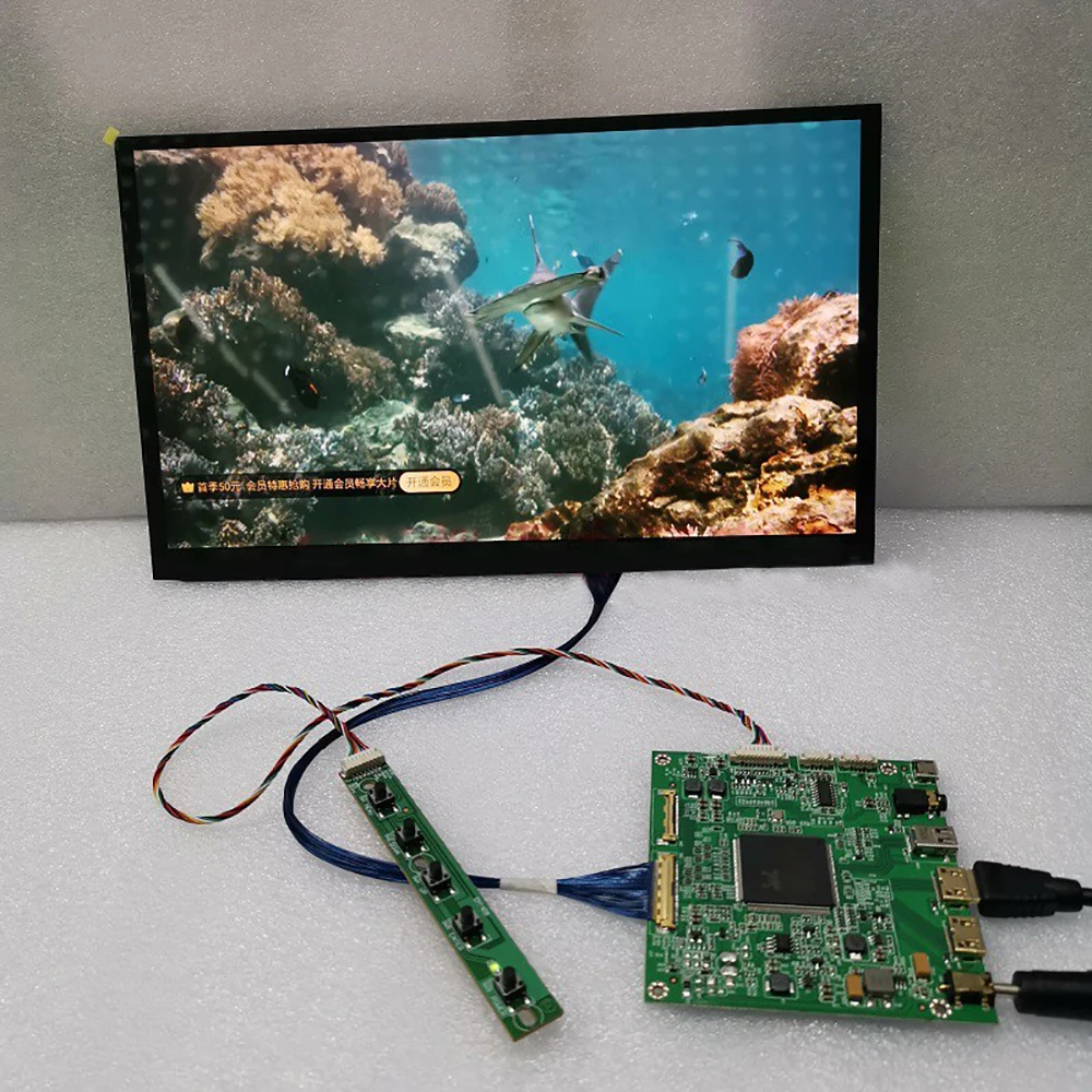 12,5 дюймов 4K UHD lcd DLP 3d принтер SLA ips PC экран УФ отверждения Монитор Проектор дисплей 3840*2160 для Raspberry Pi LQ125D1JW31