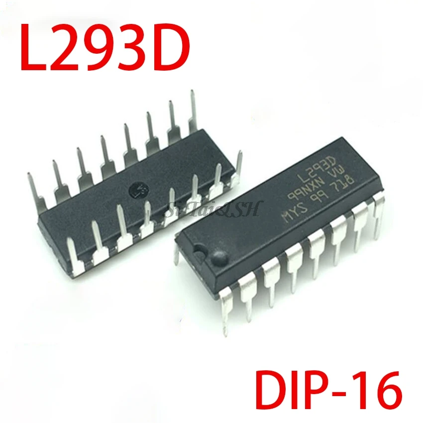 5 шт. L293D DIP16 L293 DIP 293D DIP-16 Новый и оригинальный IC