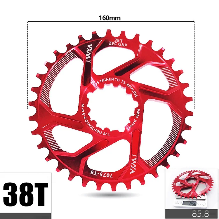 VXM MTB GXP велосипед fixed фиксированная зубчатая рукоятка 34T 36T 38T 40T бензопила для sram gx xx1 X1 x9 GXP pedivela смещение 6 мм