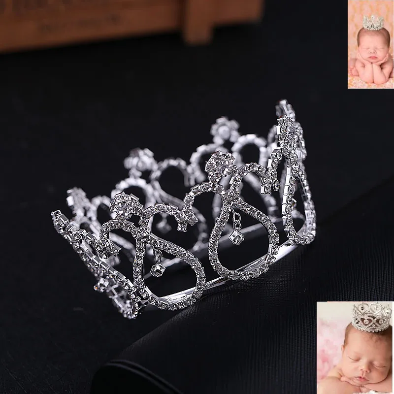 Классические цинковые сплав диадемы детская диадема посеребренные серьги с