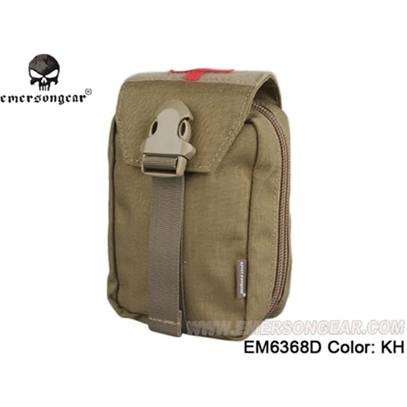 KH Emersongear Emerson EDC сумка Боевая страйкбольная аптечка сумка медицинская сумка Molle нейлоновая сумка для выживания для спорта на открытом воздухе модульная - Цвет: KH