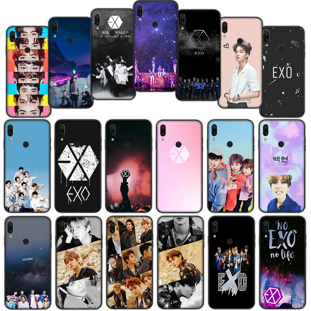 Роскошный мягкий чехол Kpop EXO для Xiaomi Note 11 11I Ultra 10 Lite 10T Poco M3 F3 F2 X3 NFC Pro|Бамперы| |