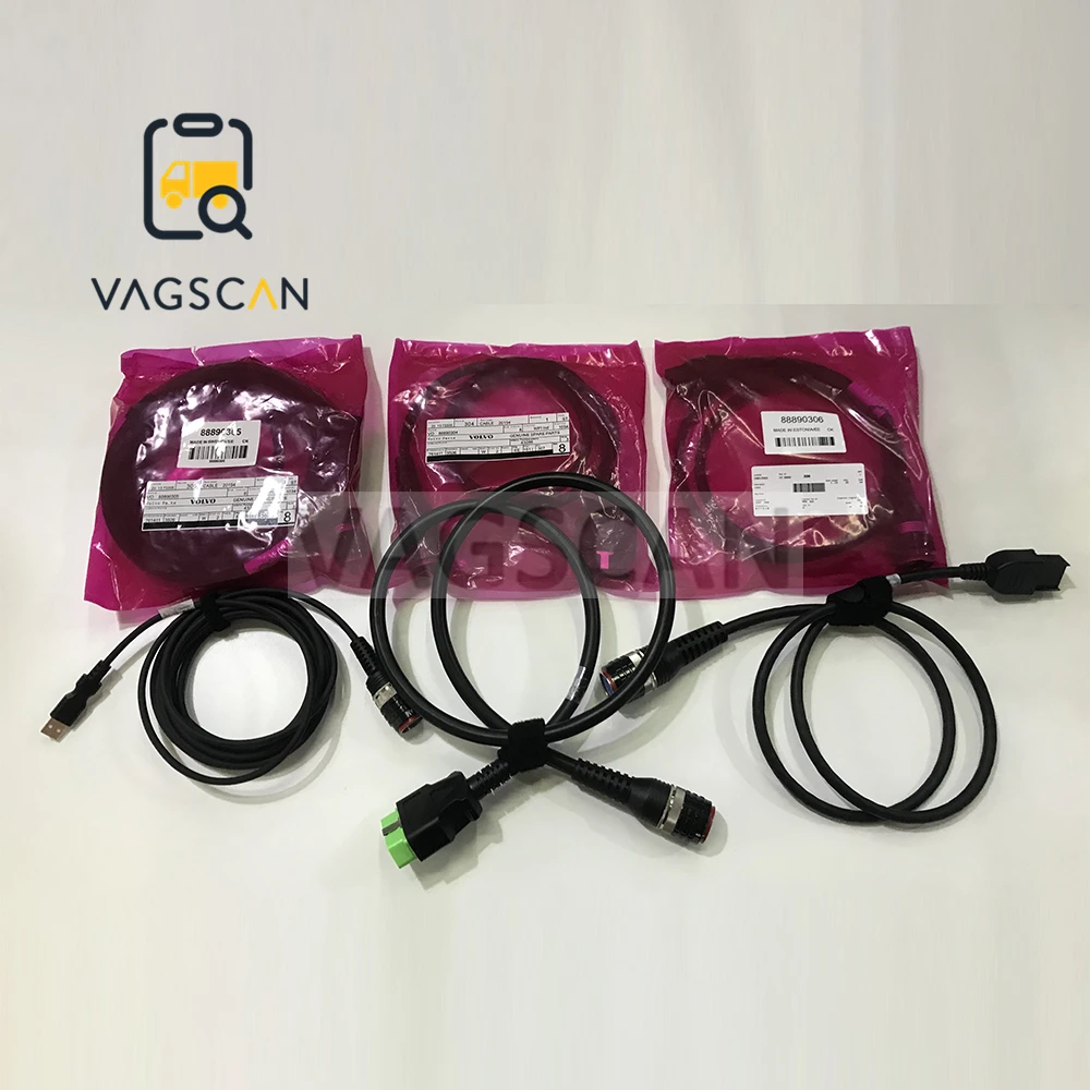 VOCOM 88890300 и II адаптер (88894000) 8-штыревой 88890306 + OBD2 OBDII USB 88890305 Диагностический кабель