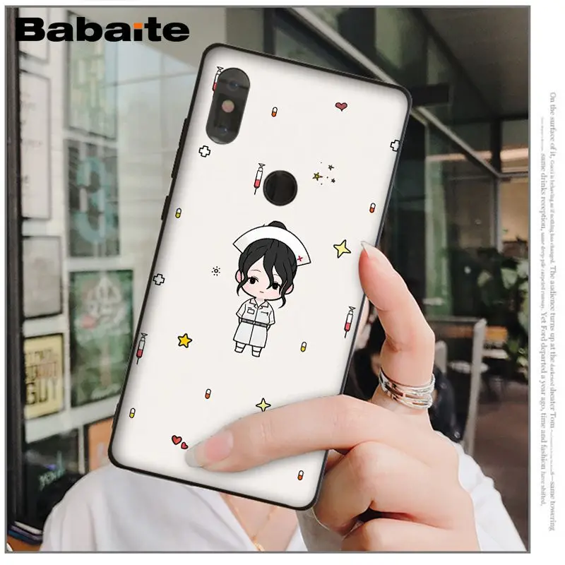 Babaite Nurse Doctor Medical Medicina Health Design Phone Cover for Redmi 5 plus Note 5 Note 4 4X Xiaomi MI 6 8 8SE Mobile Cover