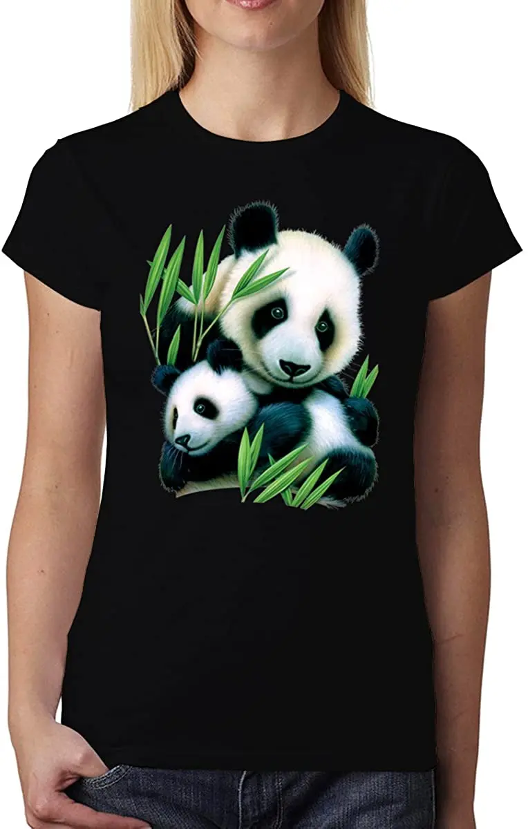 

Panda Cub Women T-Shirt New Arrivals Summer Cool Women's Tee 2020 Breathable All Cotton Short Sleeve T Shirt